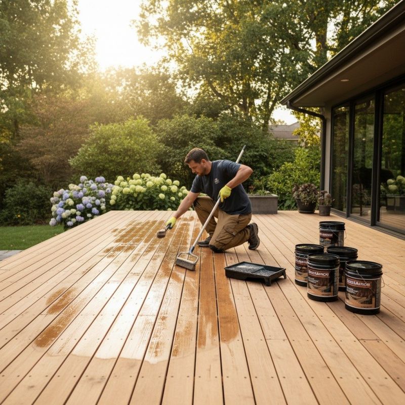 Deck Stain Stripping