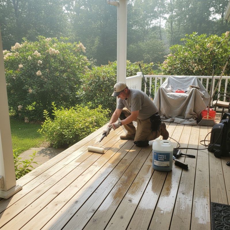 Deck Stain Stripping